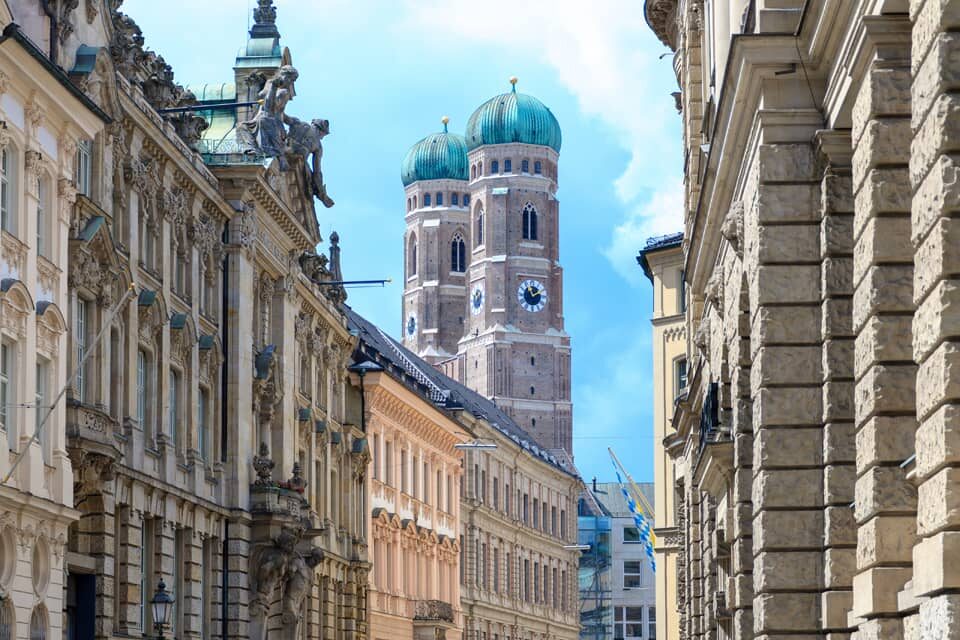Landeshauptstadt München mit Frauenkirche