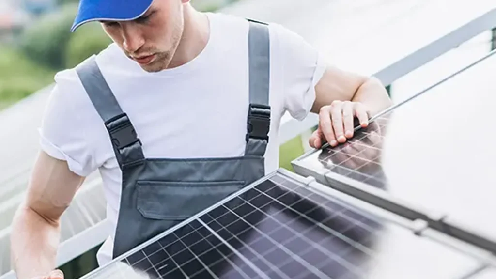 Wartung und Reinigung von Photovoltaik-Anlagen mit Speicher